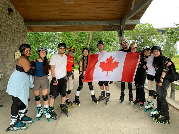 Hamilton Beach Canada Day 2025 Skater Group